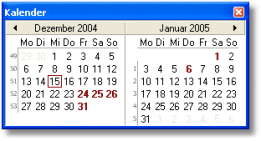 AB-Clock - Uhr. Kalender. Systemmonitor. Wecker. Mehr. - Kalender