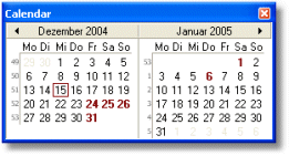 AB-Clock - Clock. Calendar. System Monitor. Alarms. More. - Calendar