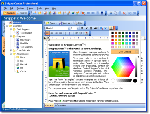 SnippetCenter - Informations-Manager - The Portal to Your Knowledge